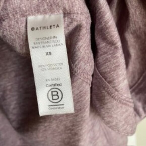Athleta Purple Uptown Top XSmall - Picture 4 of 4